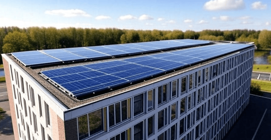 Installatie van Zonnepanelen op Daken van Overheidsgebouwen in Nederland: Leiderschap in Verduurzaming