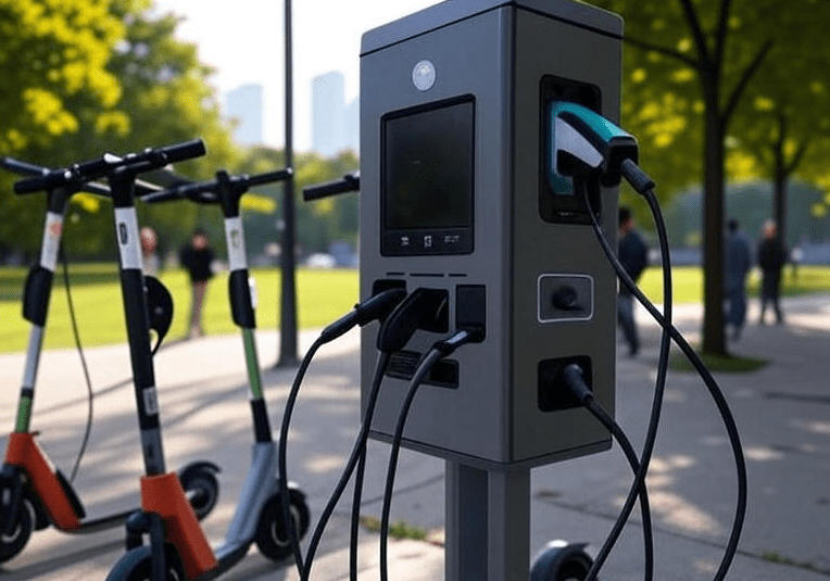 Installatie van Laadpalen voor Elektrische Scooters in Nederland